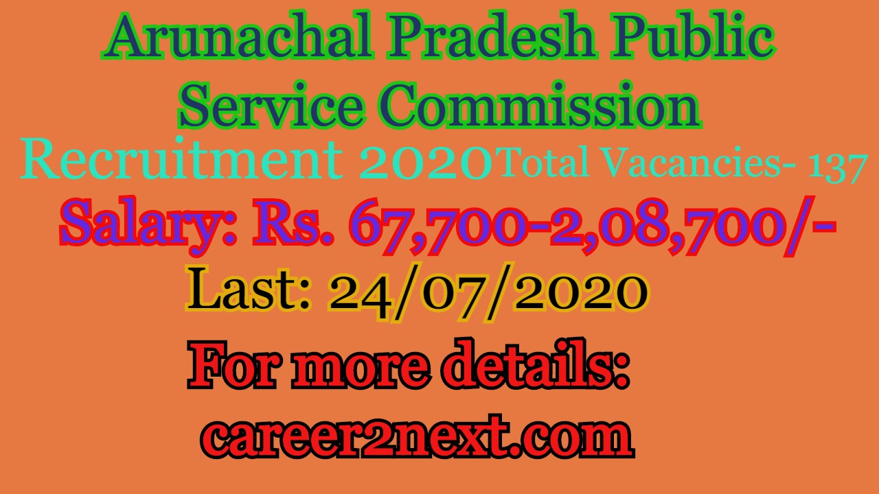 ARUNACHAL PRADESH PUBLIC SERVICE COMMISSION 《大胸护士》在线观看无码 2020