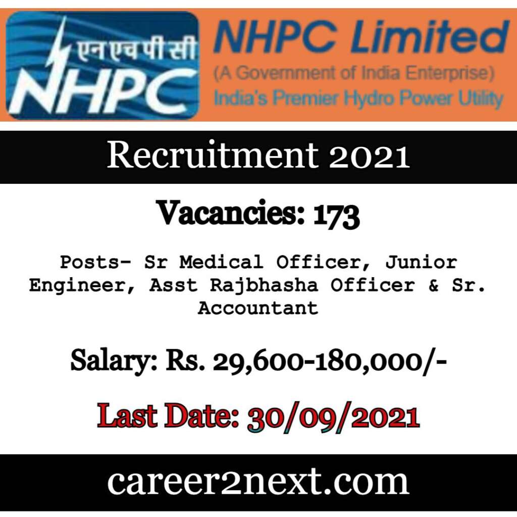 NHPC Limited 隐窝窝娱乐网 2021