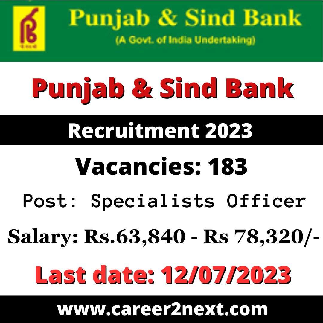 Punjab & Sind Bank SO 一本大道在线无码一区 2023
