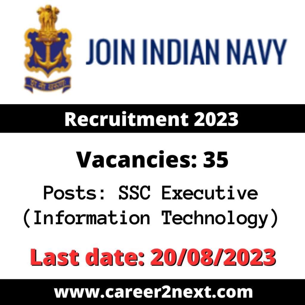 Indian Navy SSC 无尺码精品产品网站 2023
